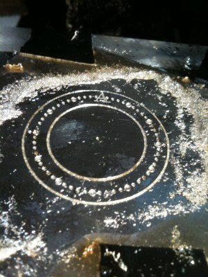 Register ring ready for cleaning up Register ring ready for cleaning up