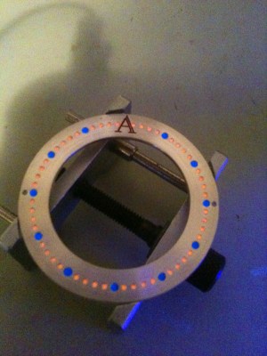 Register ring cleaned up and under UV Register ring cleaned up and under UV