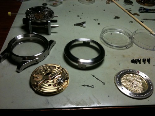 All the bits and pieces, ready to make into a watch! All the bits and pieces, ready to make into a watch!